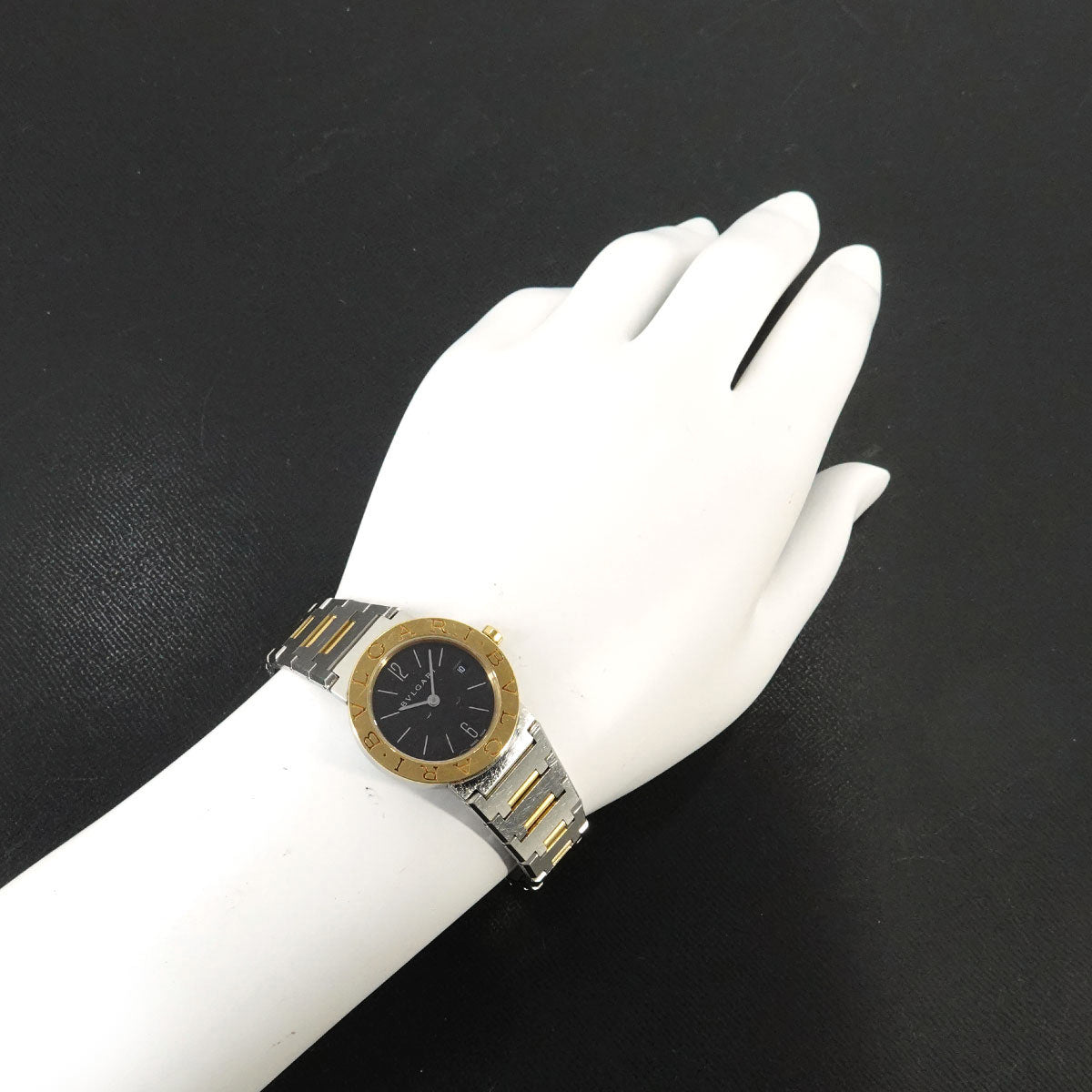 BVLGARIBVLGARI BB26SG Two Tones 750 YG Silver Dial Ladies