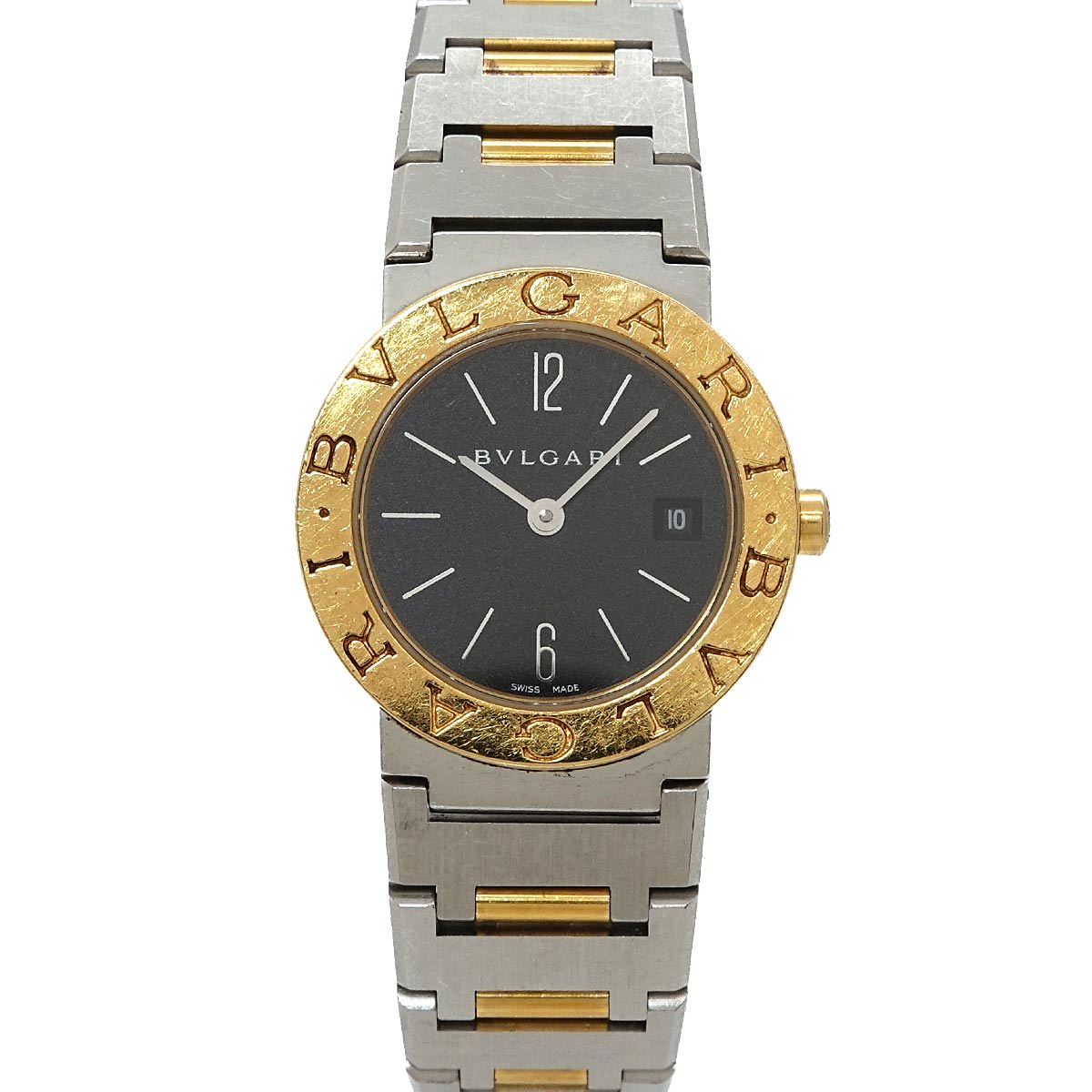 BVLGARIBVLGARI BB26SG Two Tones 750 YG Silver Dial Ladies