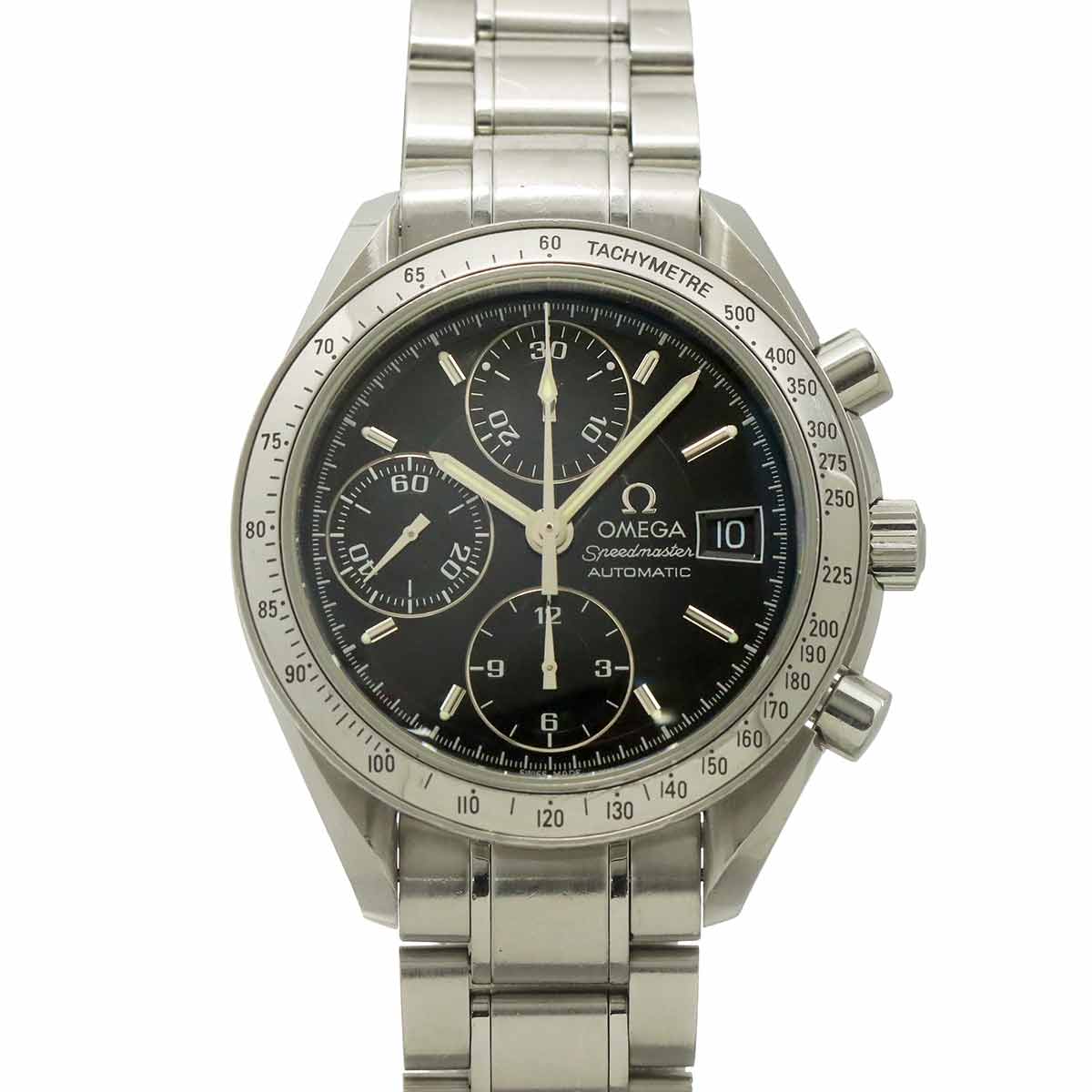 Speedmaster Date 3513 50 Chronograph Automatic Black Dial Mens