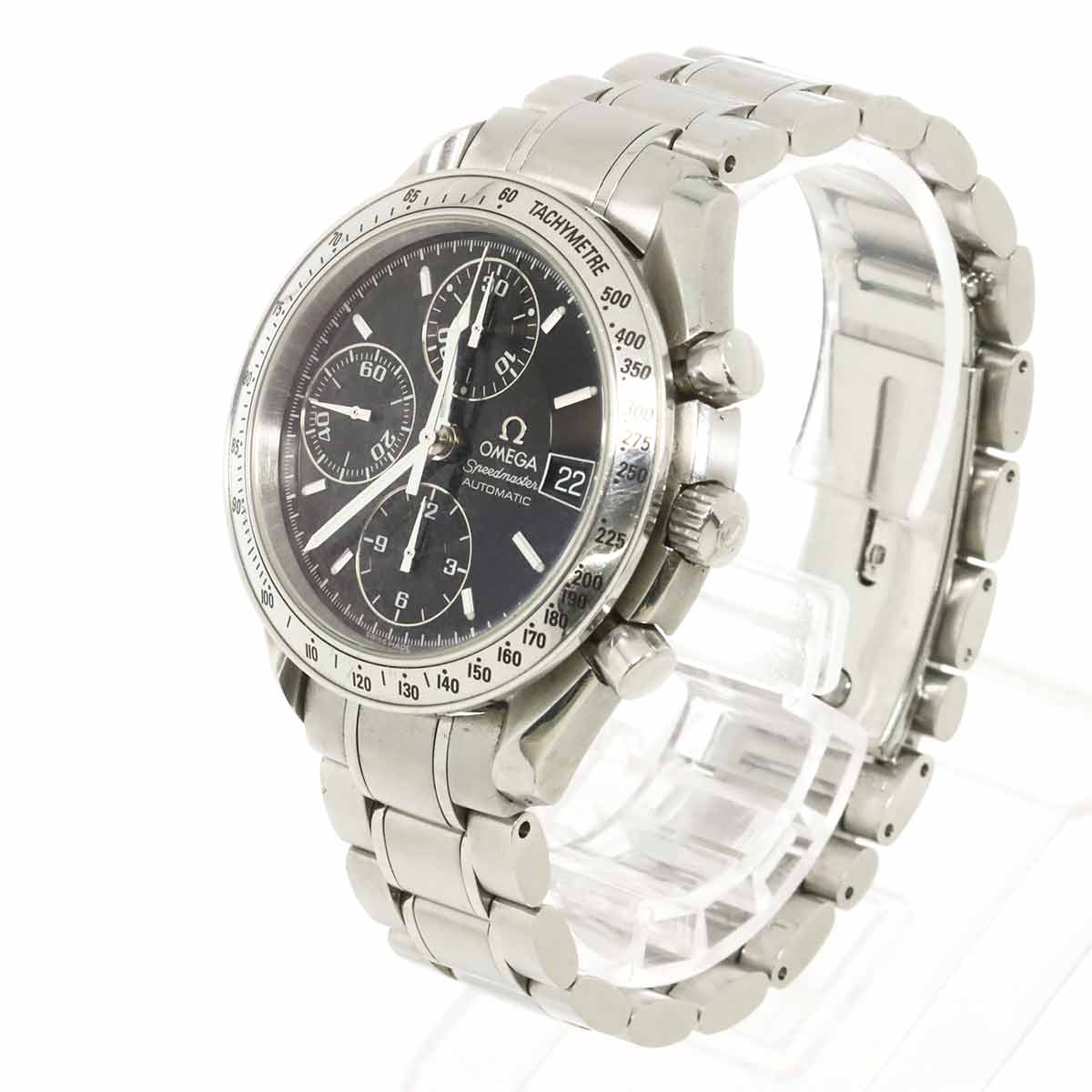 Speedmaster Date 3513 50 Chronograph Automatic Black Dial Mens