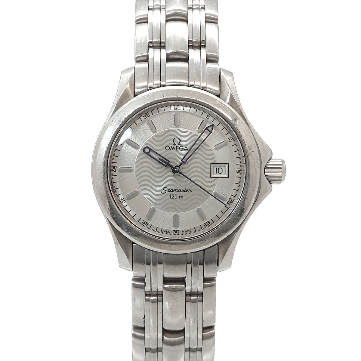 Seamaster 120 Date 2571 31 Quartz Silver Dial Ladies Watch